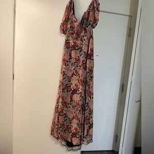 Lorie maxi dress- Boho chic Showpo maxi dress with slit and tie back